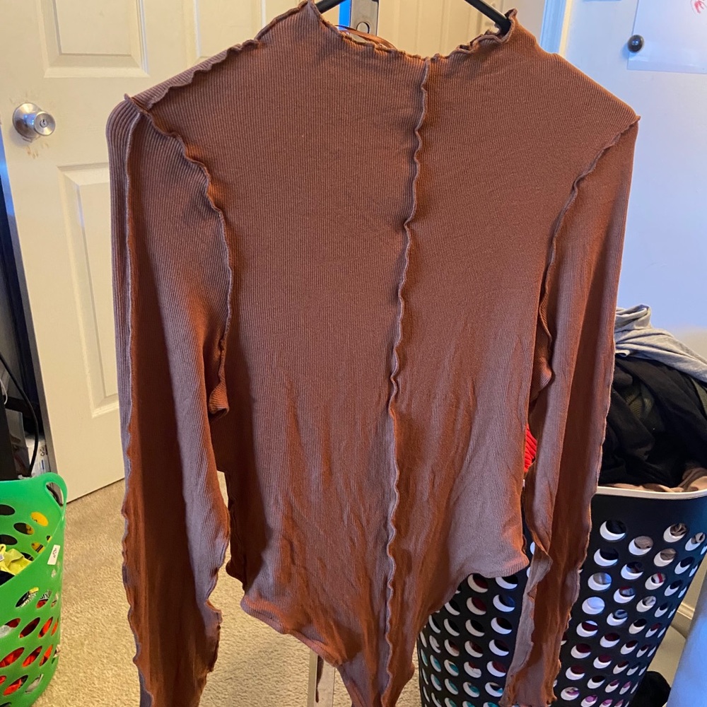 Brown bodysuit